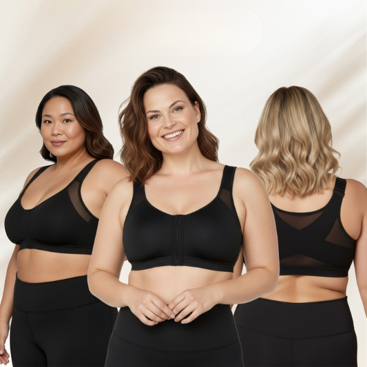 AURA Support™ – Elegant Front-Closure Posture Bra