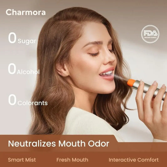 Charmora™ Smart Electric Oral Spray — Long-Lasting Fresh Confidence