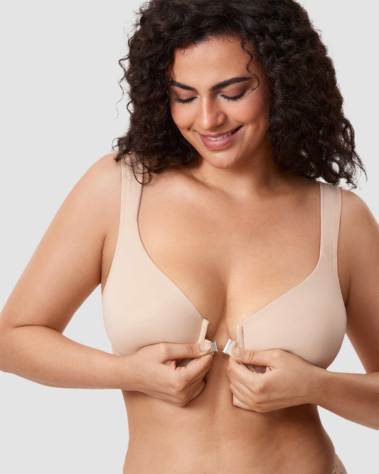 AURA Support™ – Elegant Front-Closure Posture Bra